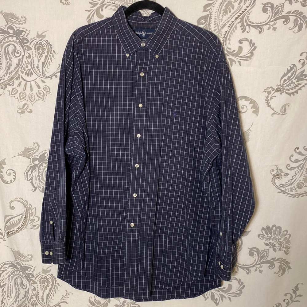 Ralph Lauren Yarmouth size‎ 17 1/2 men’s